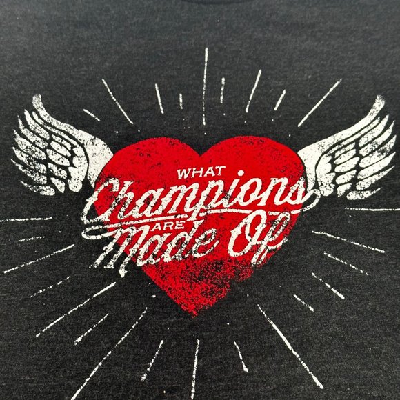 Focused Apparel Men's Size Large What Champions Are Made Of Tee Shirt Preowned - Picture 3 of 11